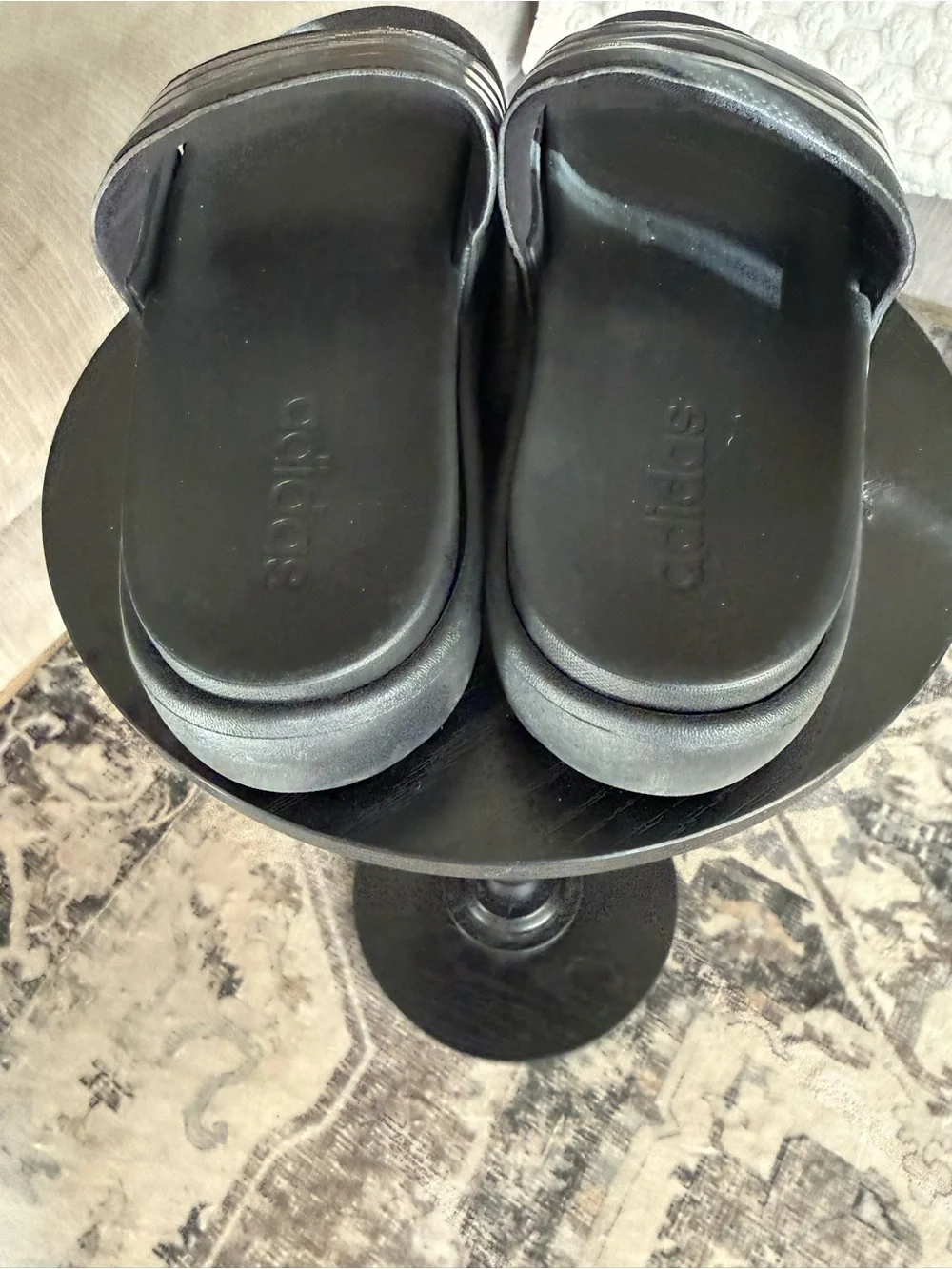 Adidas Women's Adilette Platform Slides Slippers SZ 9